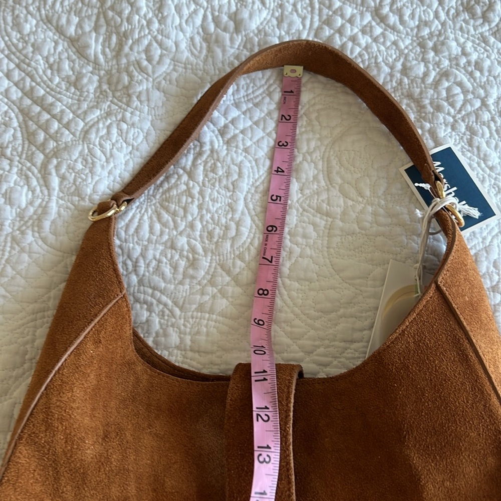 Viola Castellani Brown Suede Women's Bag - Picture 4 of 10
